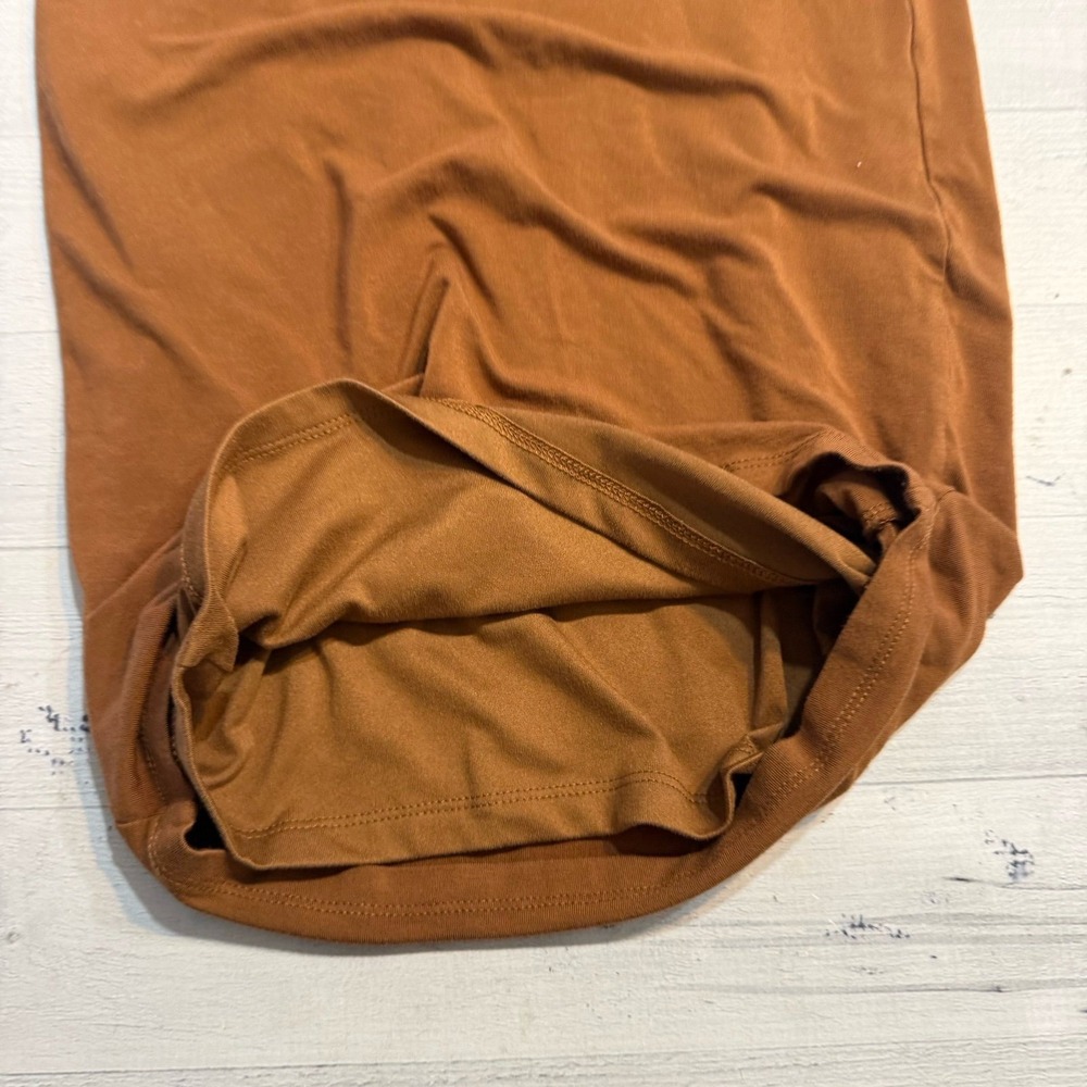 Good American 90s Tank Dress in Rust size 1 small - Picture 4 of 12
